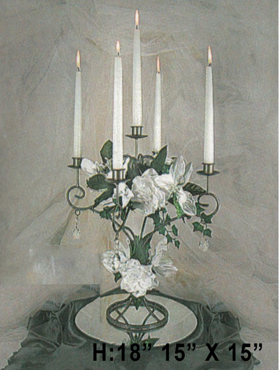 PEWTER CANDLE HOLDER